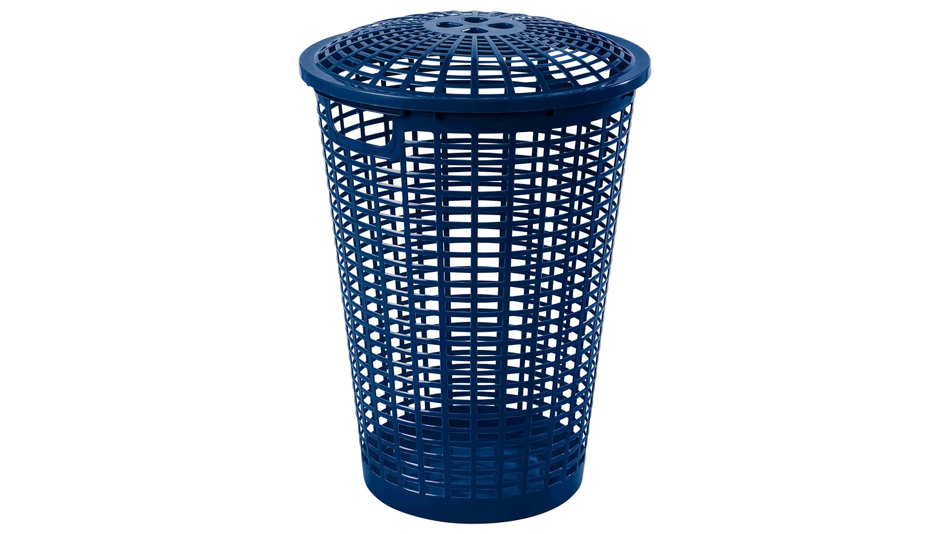 Cesta para Ropa Redonda con Manijas Azul Navy