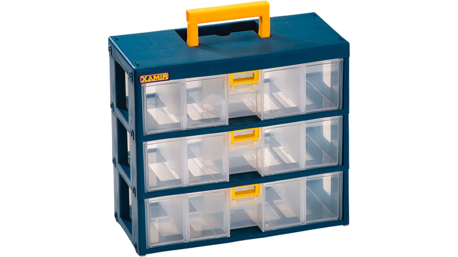 Organzador Modular Gavetas 3X80 Milimetros Azul Petroleo