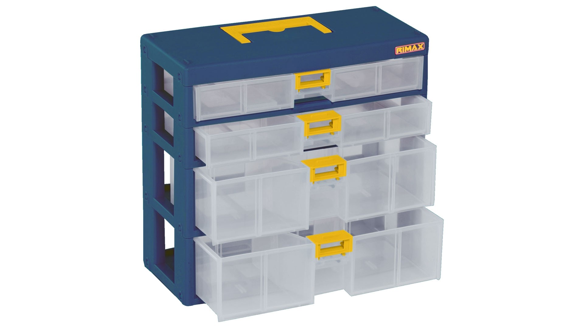 Organzador Modular Gavetas 2X40 + 2X80 Milimetros Azul Petroleo