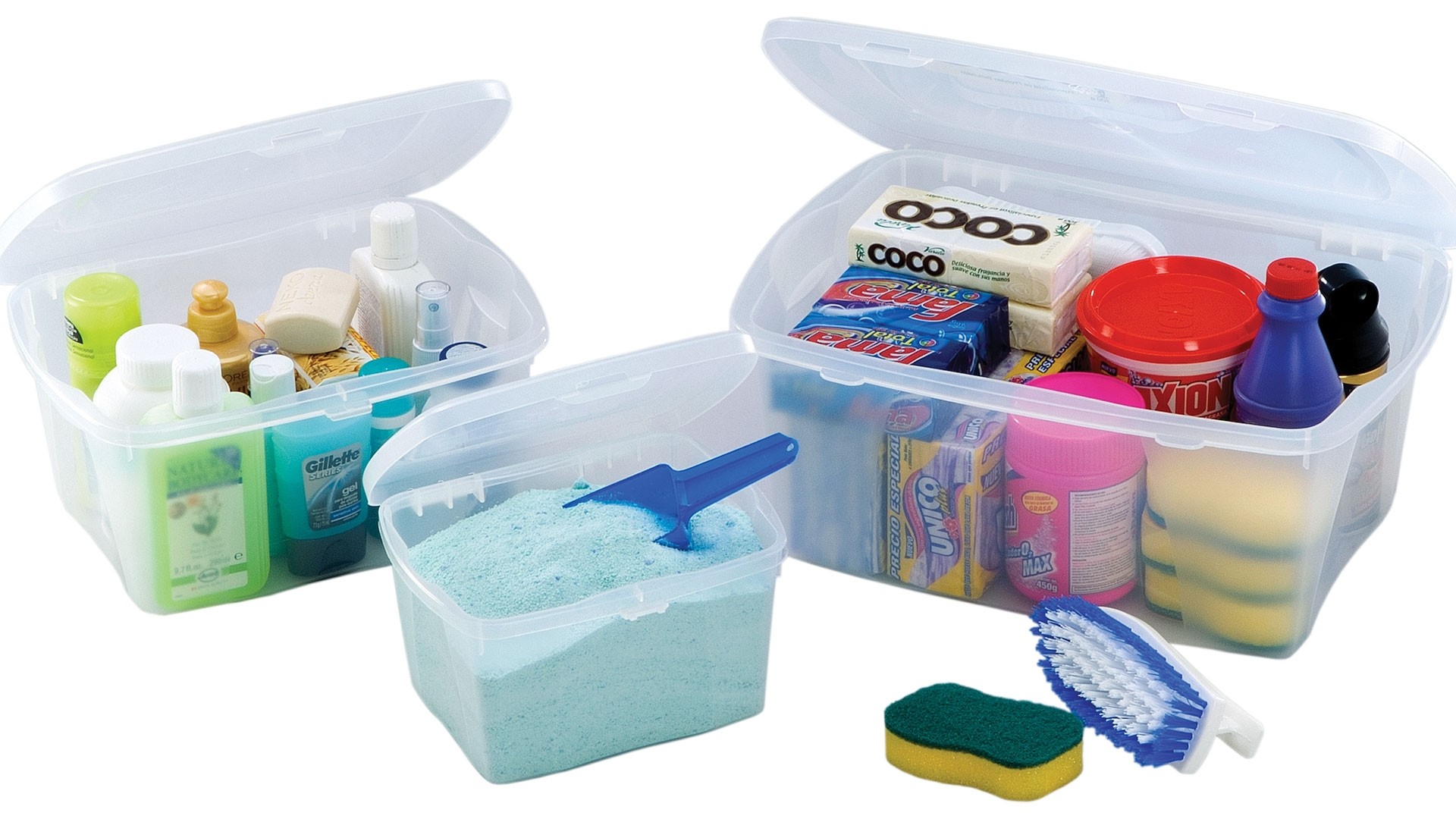 Set x3 Cajas Multiusos Natural