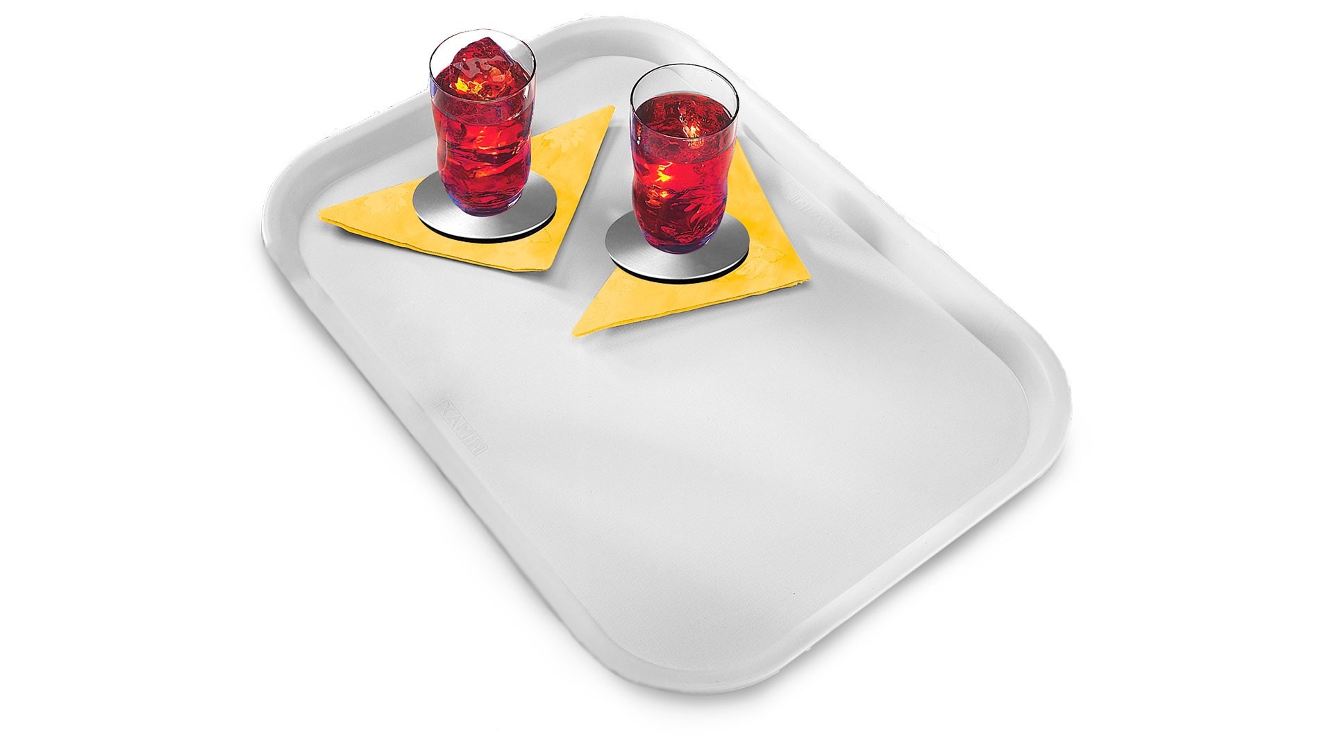 Bandeja de Cafetería Blanca