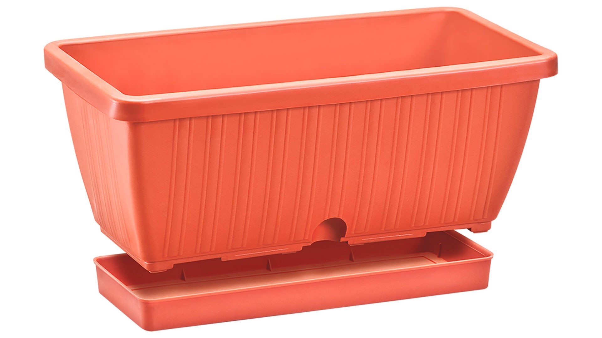 Matera Rectangular 40 cm con Plato Terracota