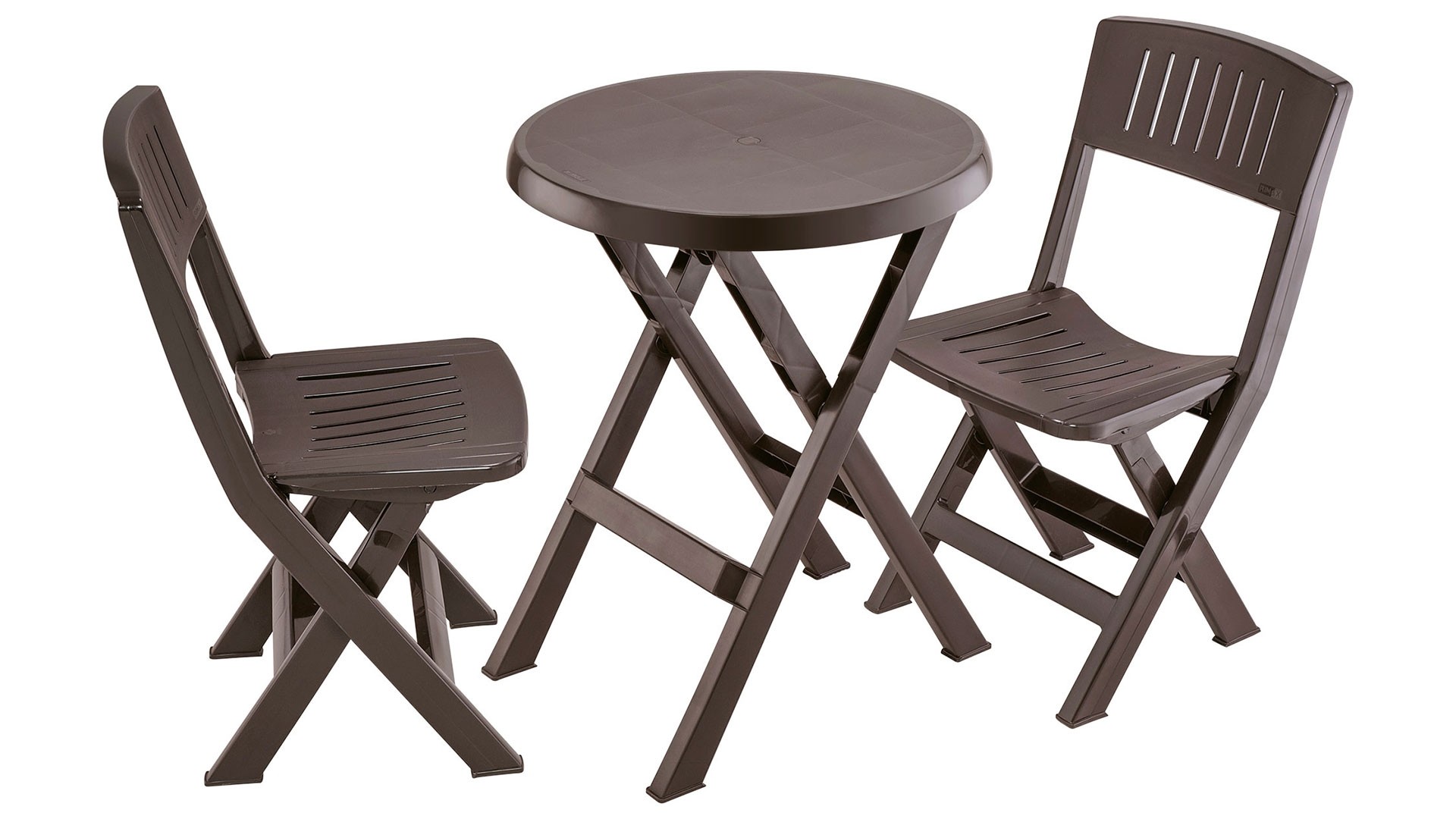 Combo Plegable (1Mesa + 2Sillas) Wengue