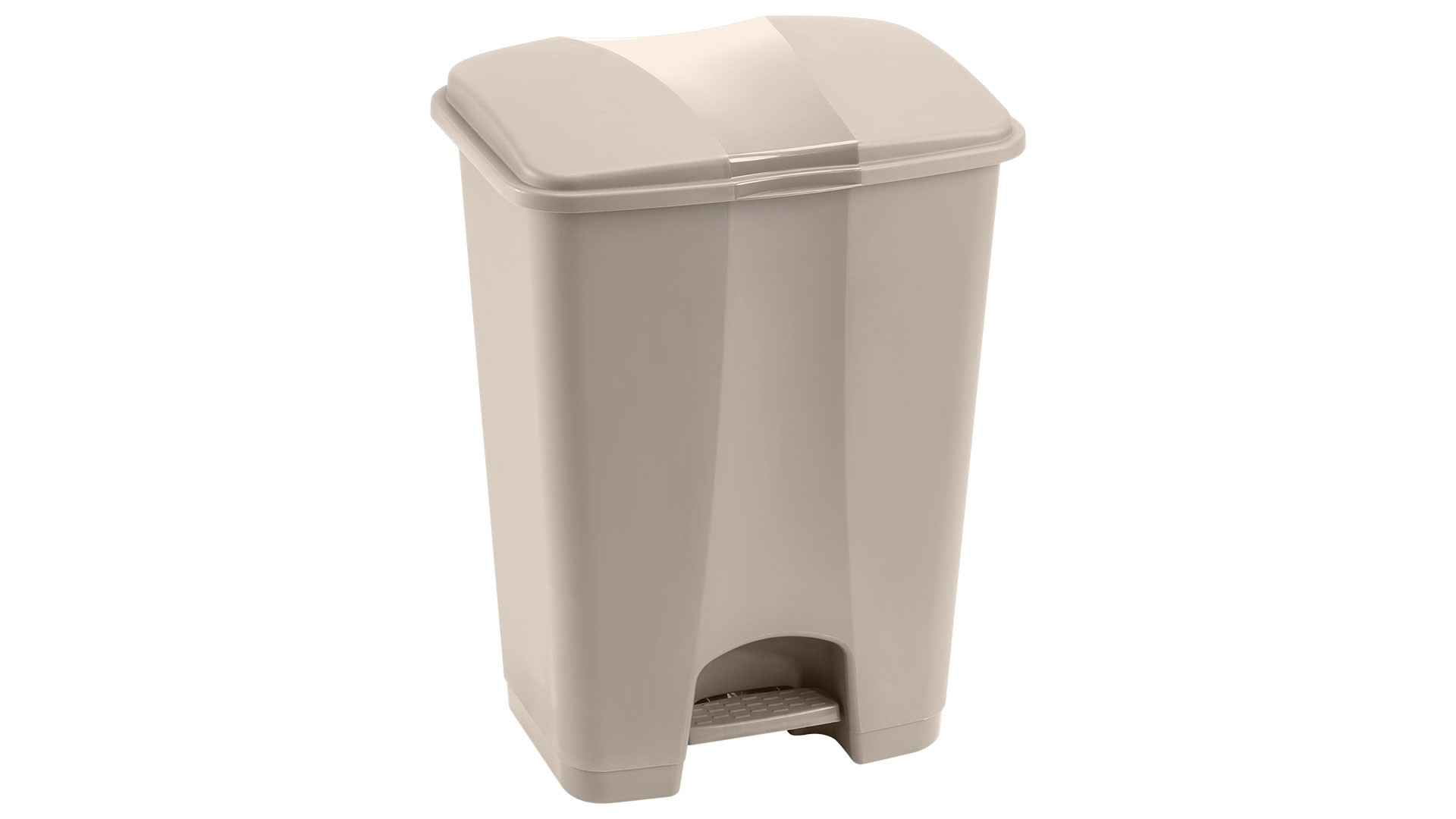 Basurero Pedal 60 Litros Taupe