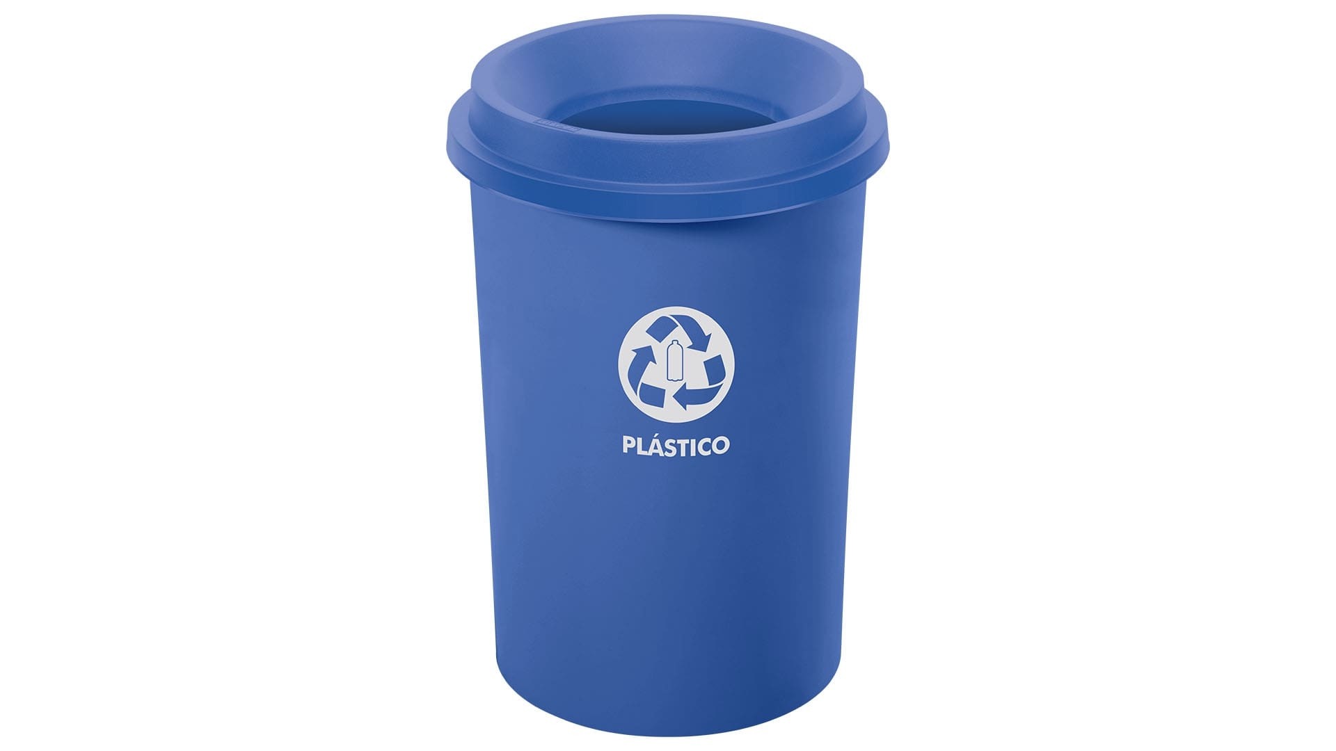 Papelera Evo 50 Litros Azul para Plástico