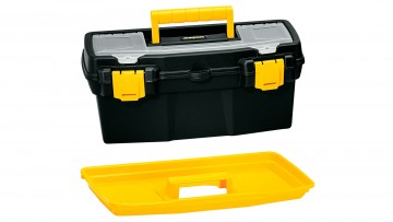 Caja Herramientas 16" Apilable Con Tapa Organizadora