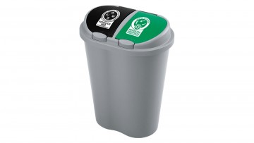 Basurero Manejo De Residuos 50 Litros Doble