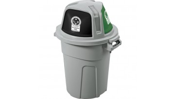 Basurero Manejo Residuos 100 Litros Con 3 Compartimentos